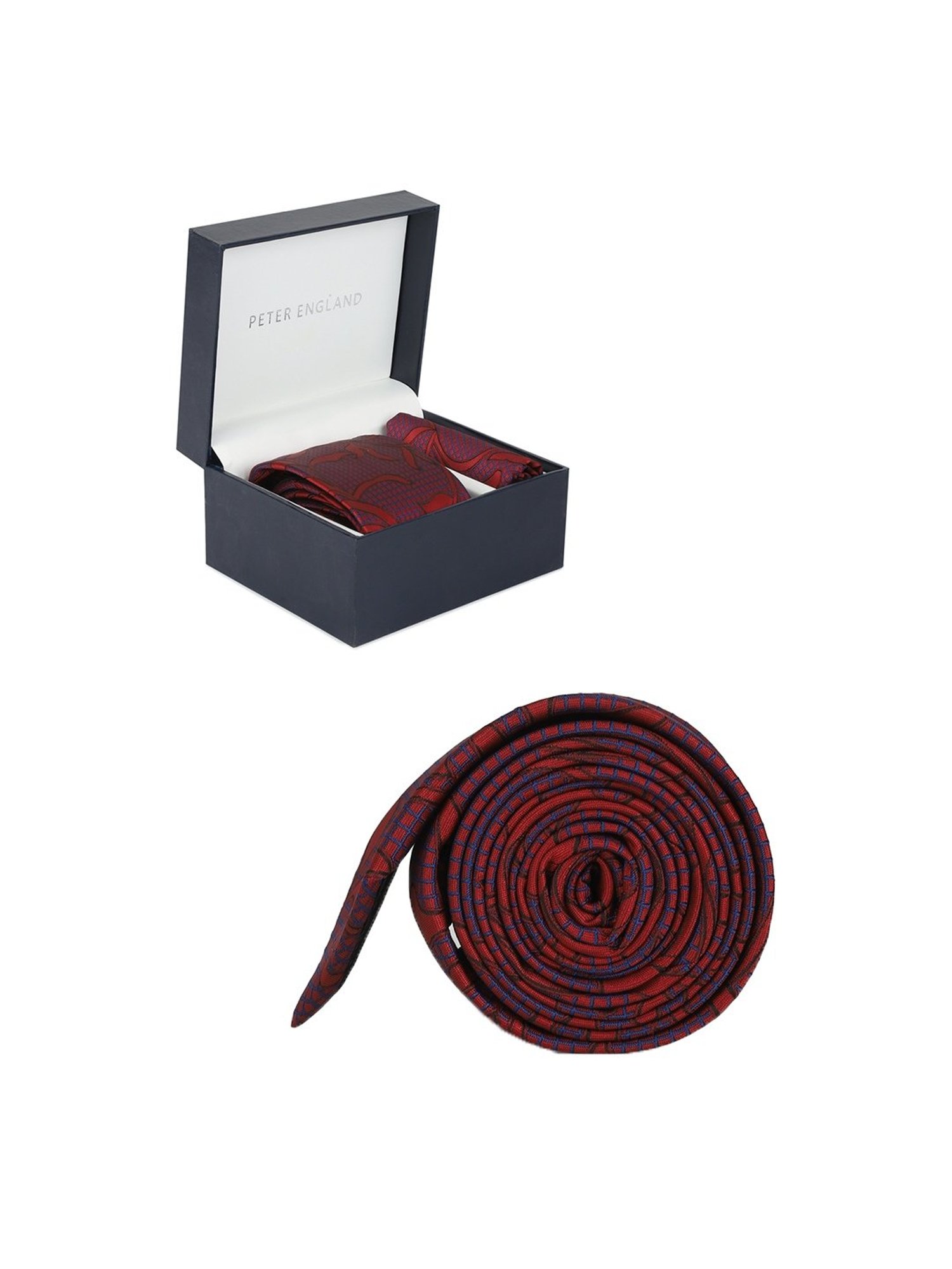 CHOKORE Red and Yellow Checks Tie