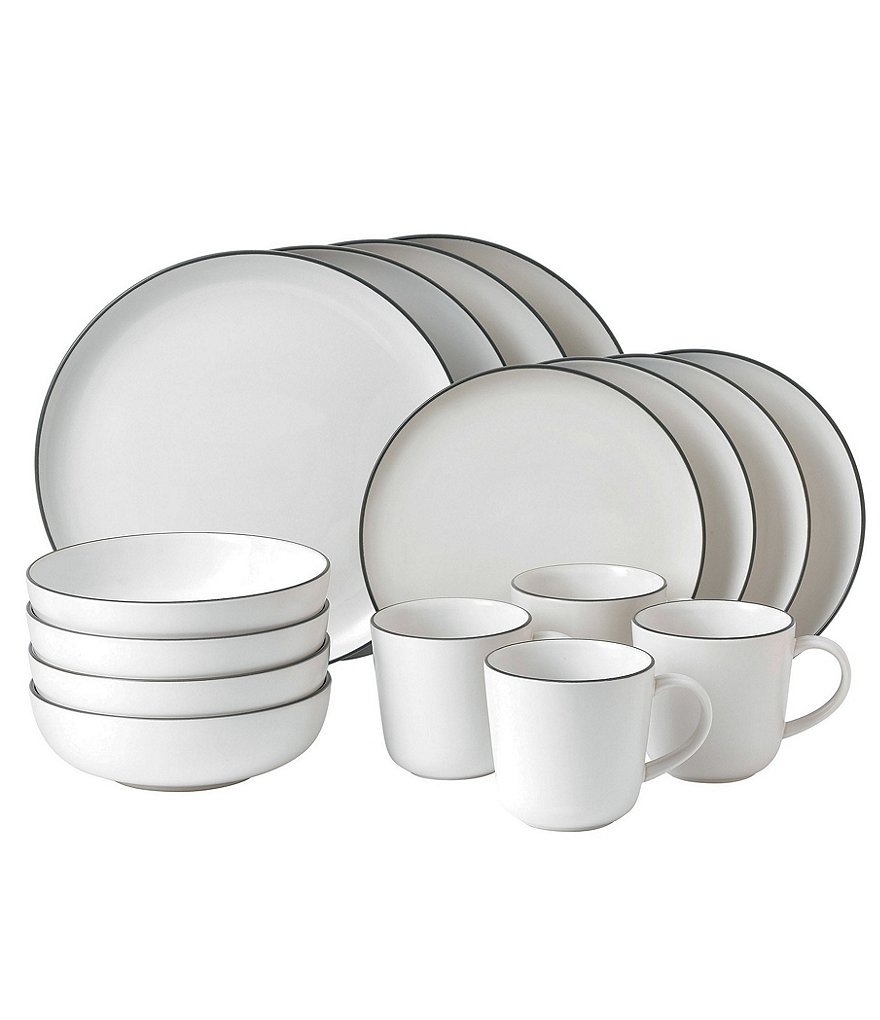 Gordon Ramsay by Royal Doulton Bread Street White 16-Piece Dinnerware Set
