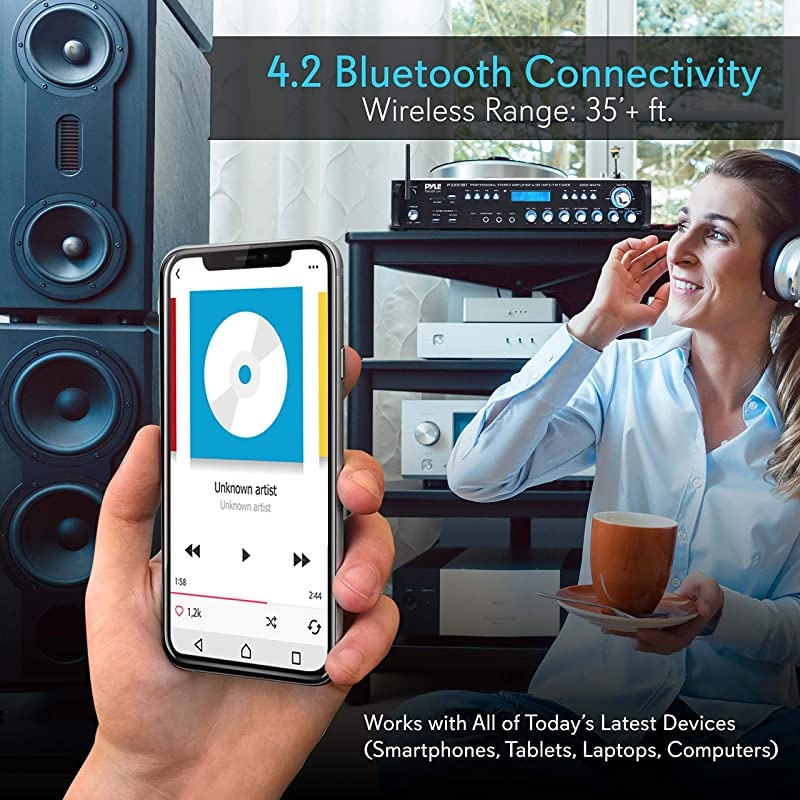 P3201BT Amplifier, Black