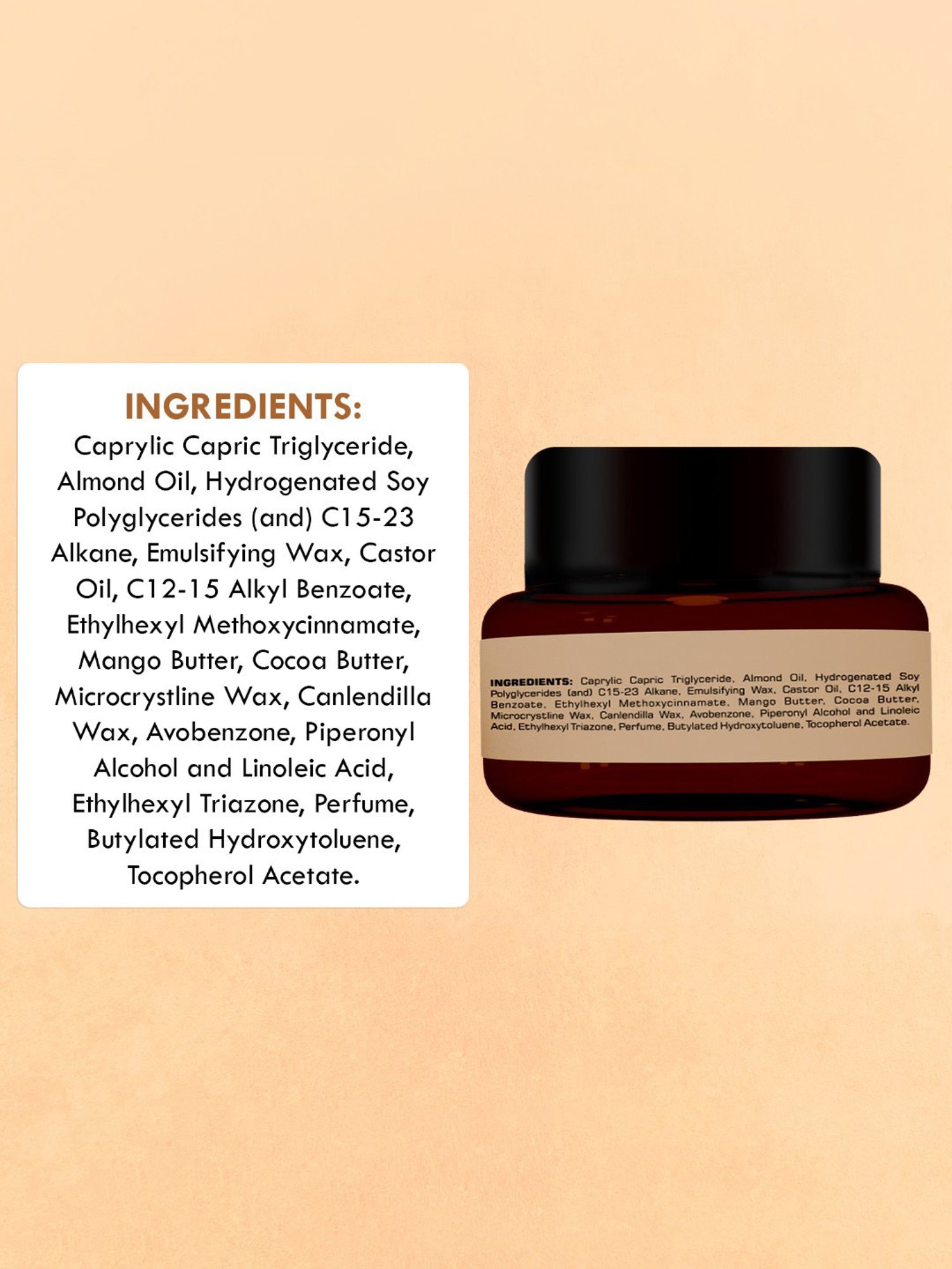 The Skin Story Almond Oil Nourishing Lip Balm SPF 15 for Chapped & Dark Lips - 25 gm