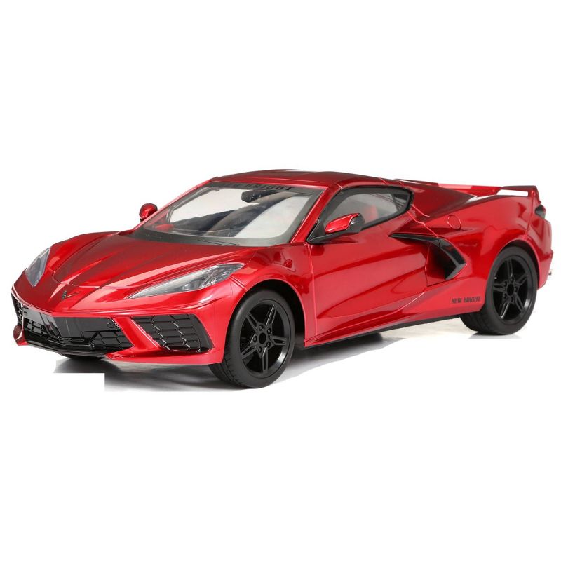 New Bright 1:8 (22") R/C Full Function USB Showcase Sportscar - Corvette C8 Torch Red