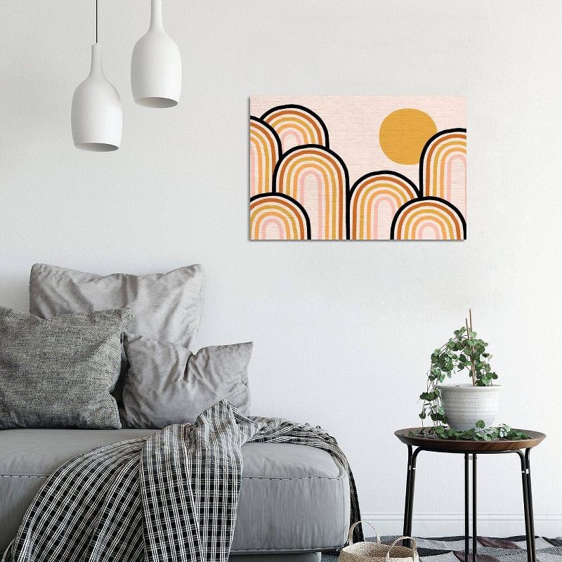 Growing Rainbow Blush Mat II by Dominique Vari Unframed Wall Canvas - iCanvas