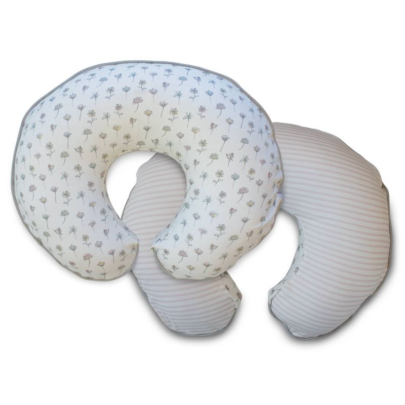 Boppy Original Feeding and Infant Support Pillow - Floral Stripes