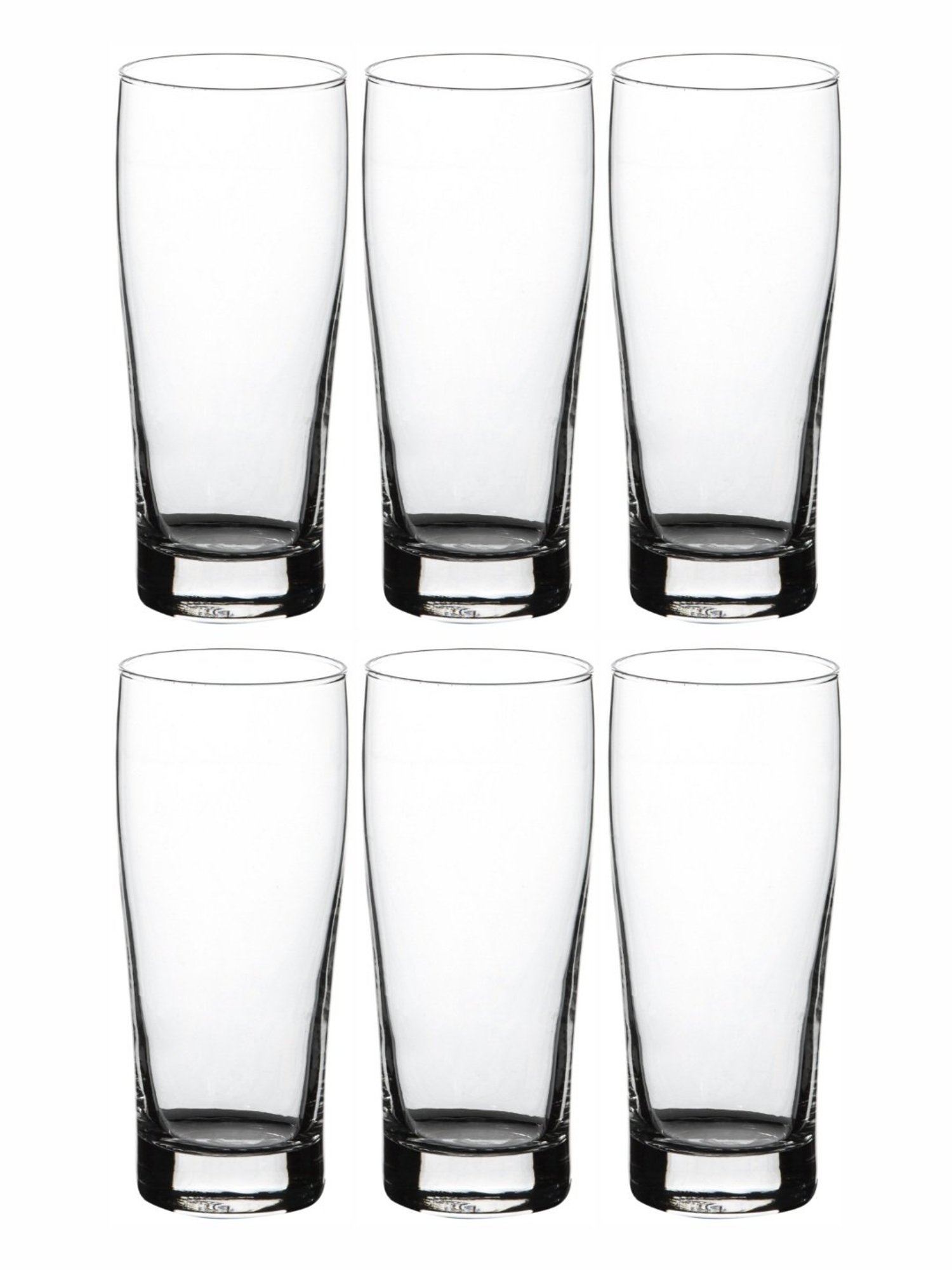 ROXX Transparent Glass Tumbler - Set of 6 (300ml)