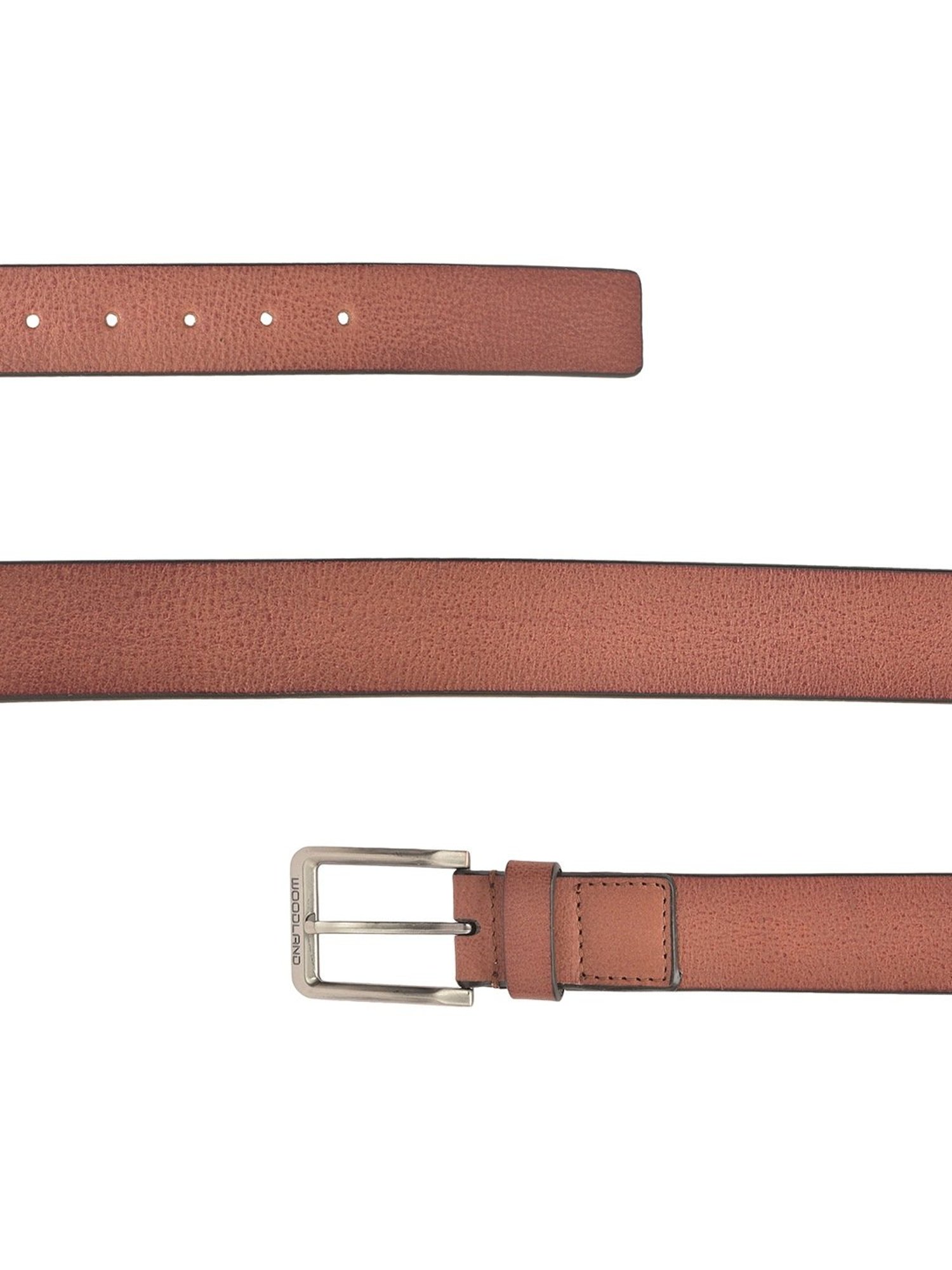Woodland Tan Casual Leather Belt for Men