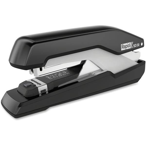 Rapid Supreme Omnipress SO30 Full Strip Stapler 30-Sheet Capacity Black/Gray