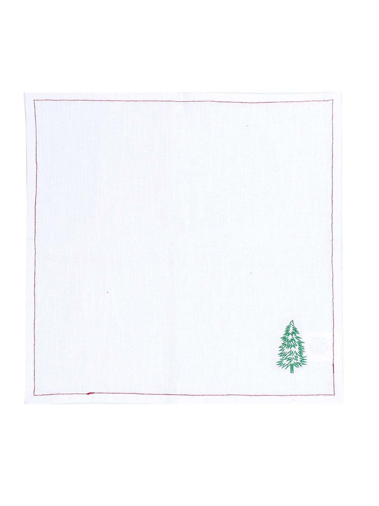 House This Sparkling Tree Off White Cotton Napkins - Set of 2