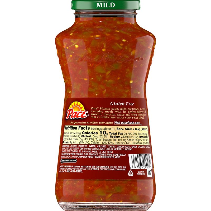 Pace Mild Picante Sauce 24oz