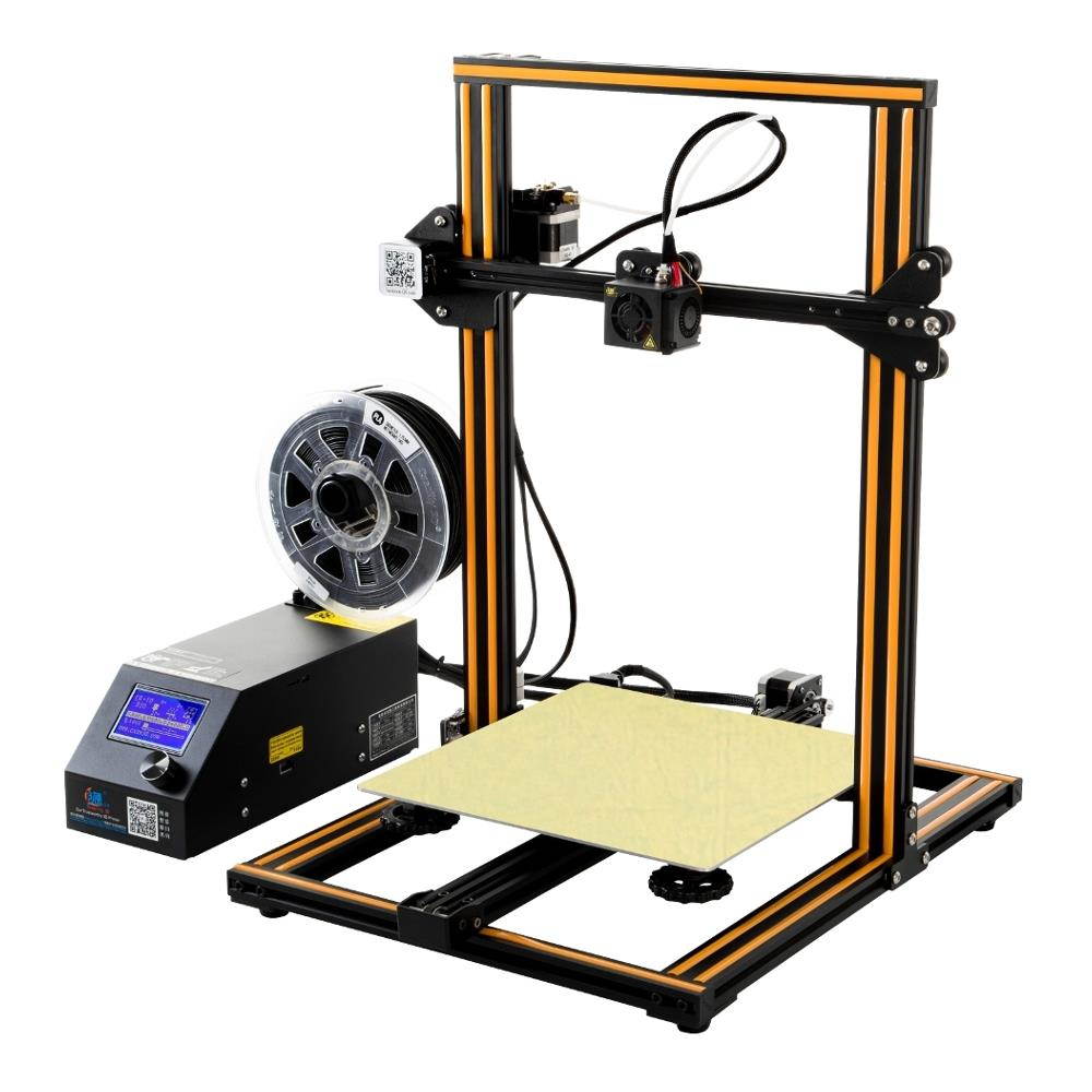 Creality 3D CR-10 DIY 3D Printer Kit 300*300*400mm Printing Size 1.75mm 0.4mm Nozzle