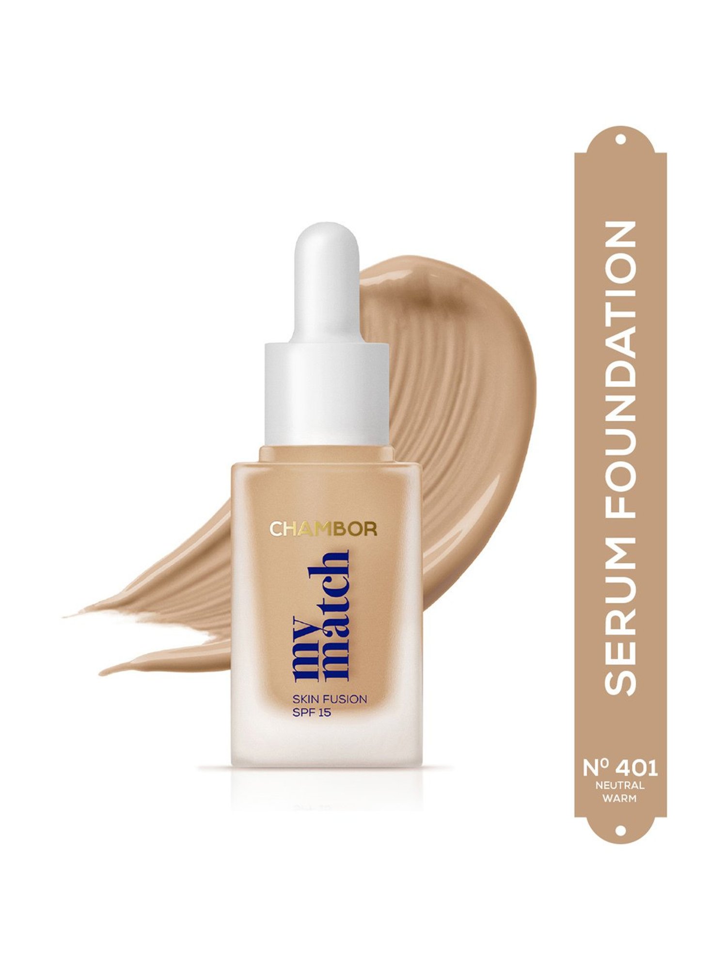 CHAMBOR My Match Skin Fusion SPF 15 Serum Foundation 401 Neutral Warm - 20 ml
