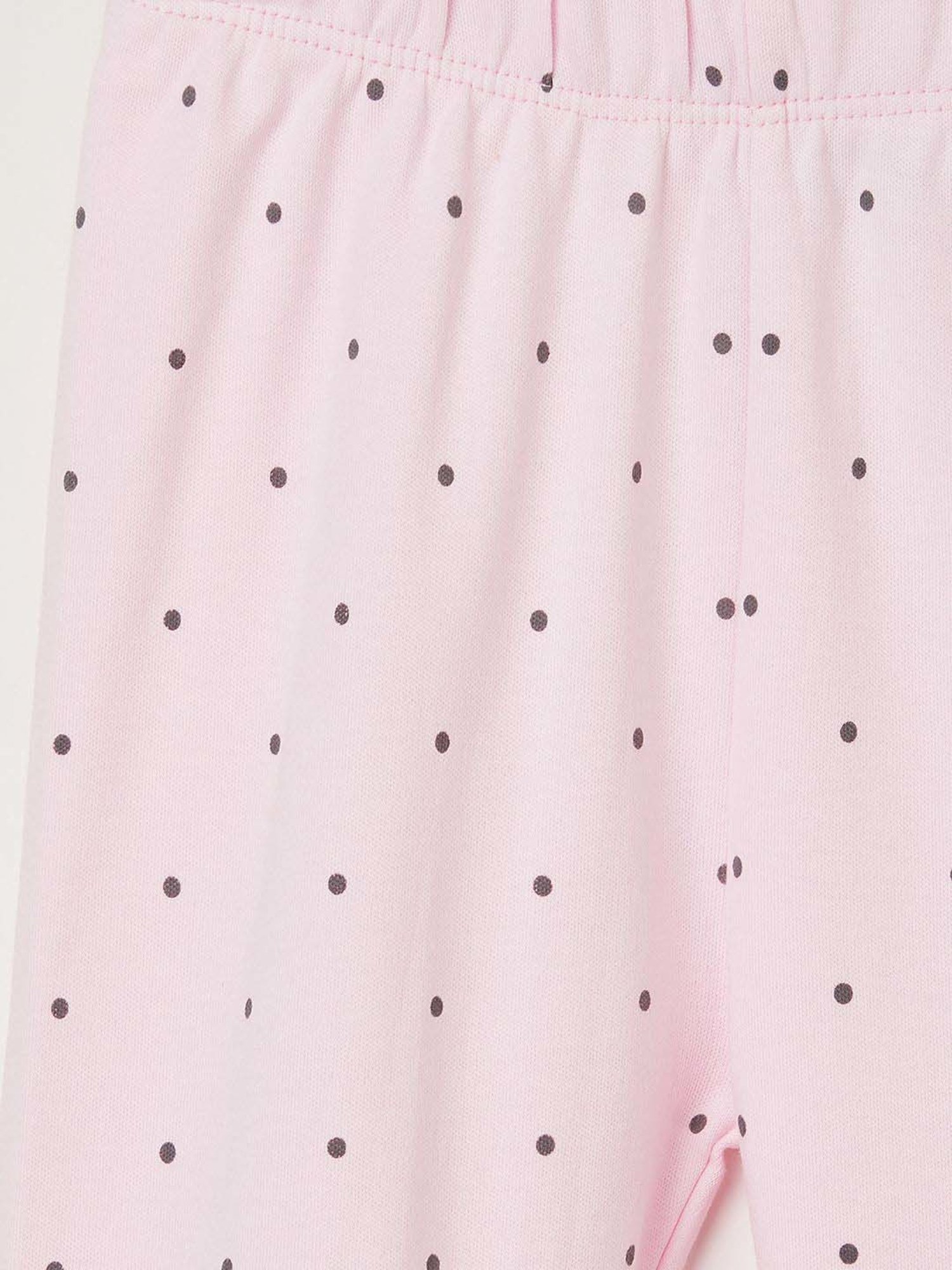 Juniors by Lifestyle White & Pink Cotton Printed Onesie Set