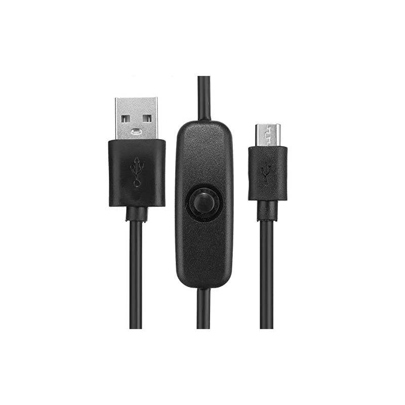 5V25A Power Supply Micro USB Charger Adapter with On Off Switch for Raspberry Pi 32 Model B