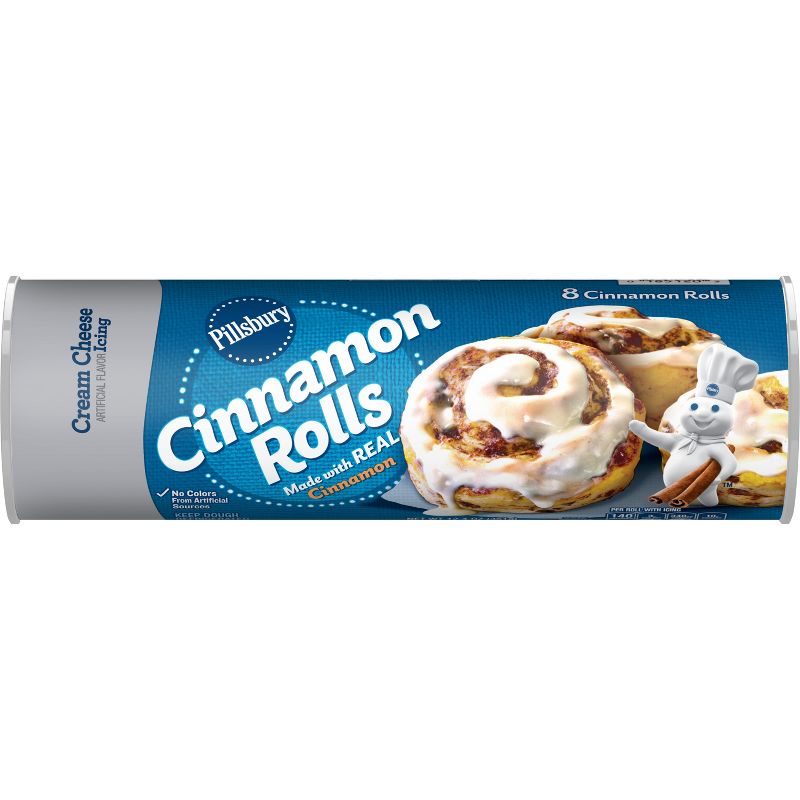 Pillsbury Cinnamon Rolls Cream Cheese Frosting - 12.4oz/8ct