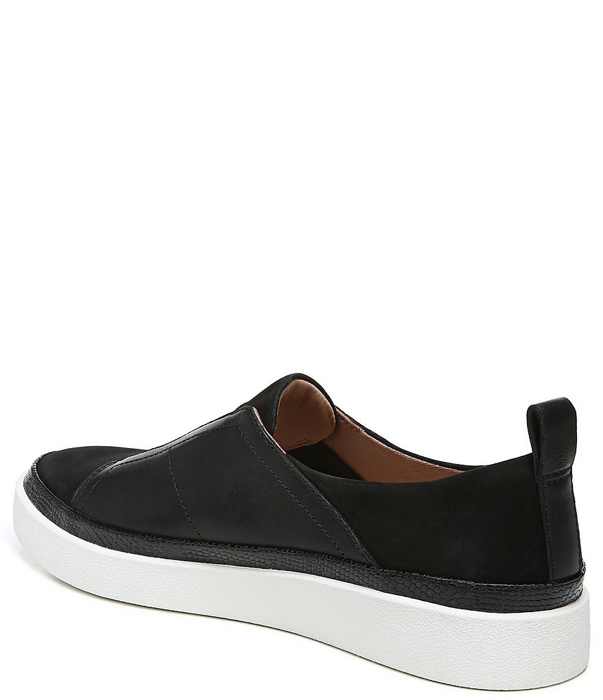 Vionic Zinah Leather Slip-On Sneakers