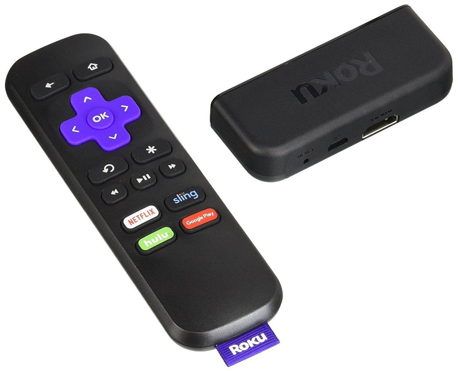Streaming Player Stick Roku HDTV 1080p NEWEST VERSION Digital Wireless No Fees
