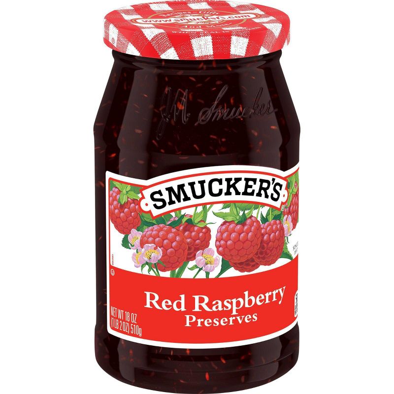 Smucker's Red Raspberry Preserves - 18oz