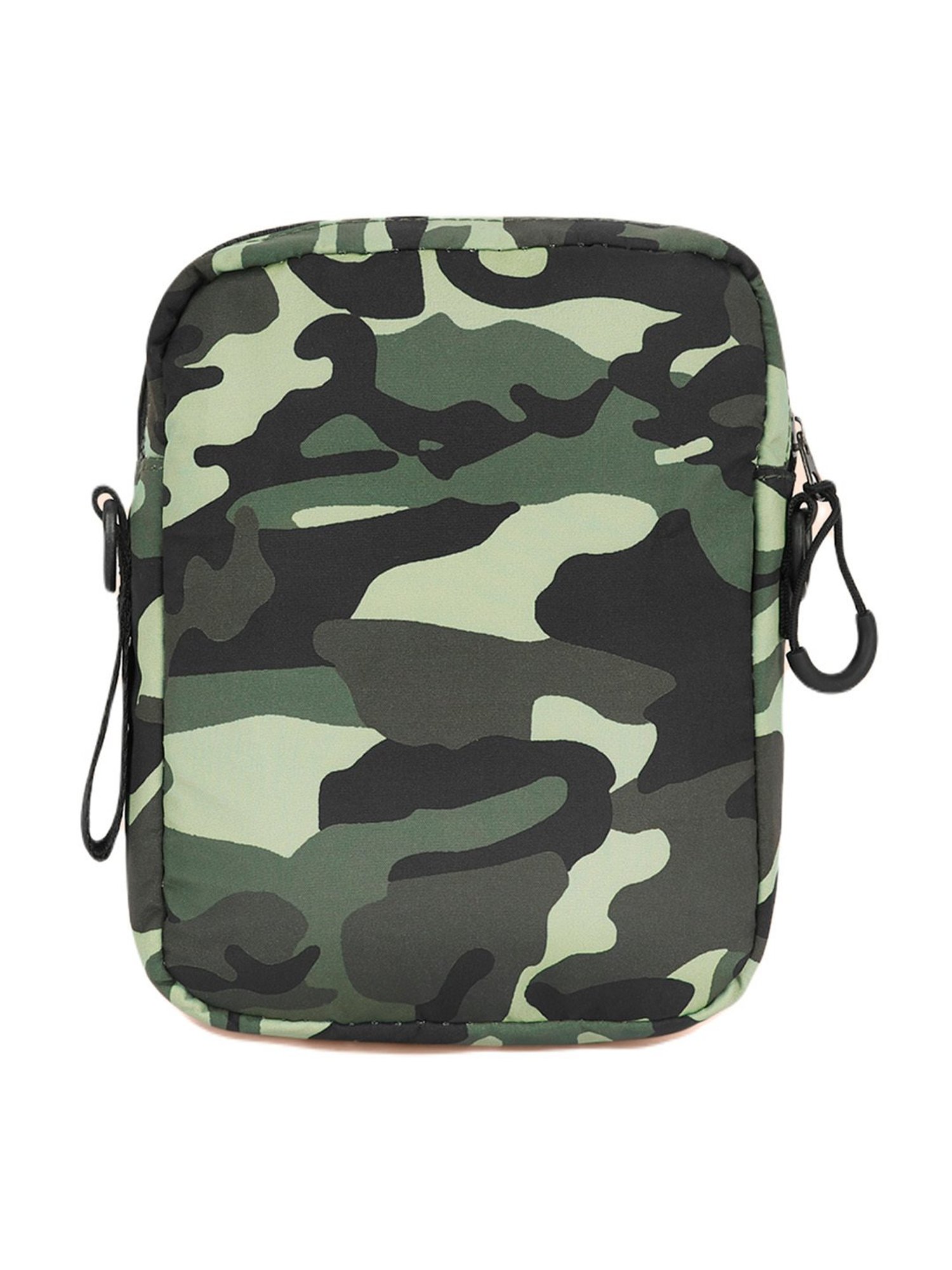 Ajile by Pantaloons Olive Camo Medium Cross Body Bag