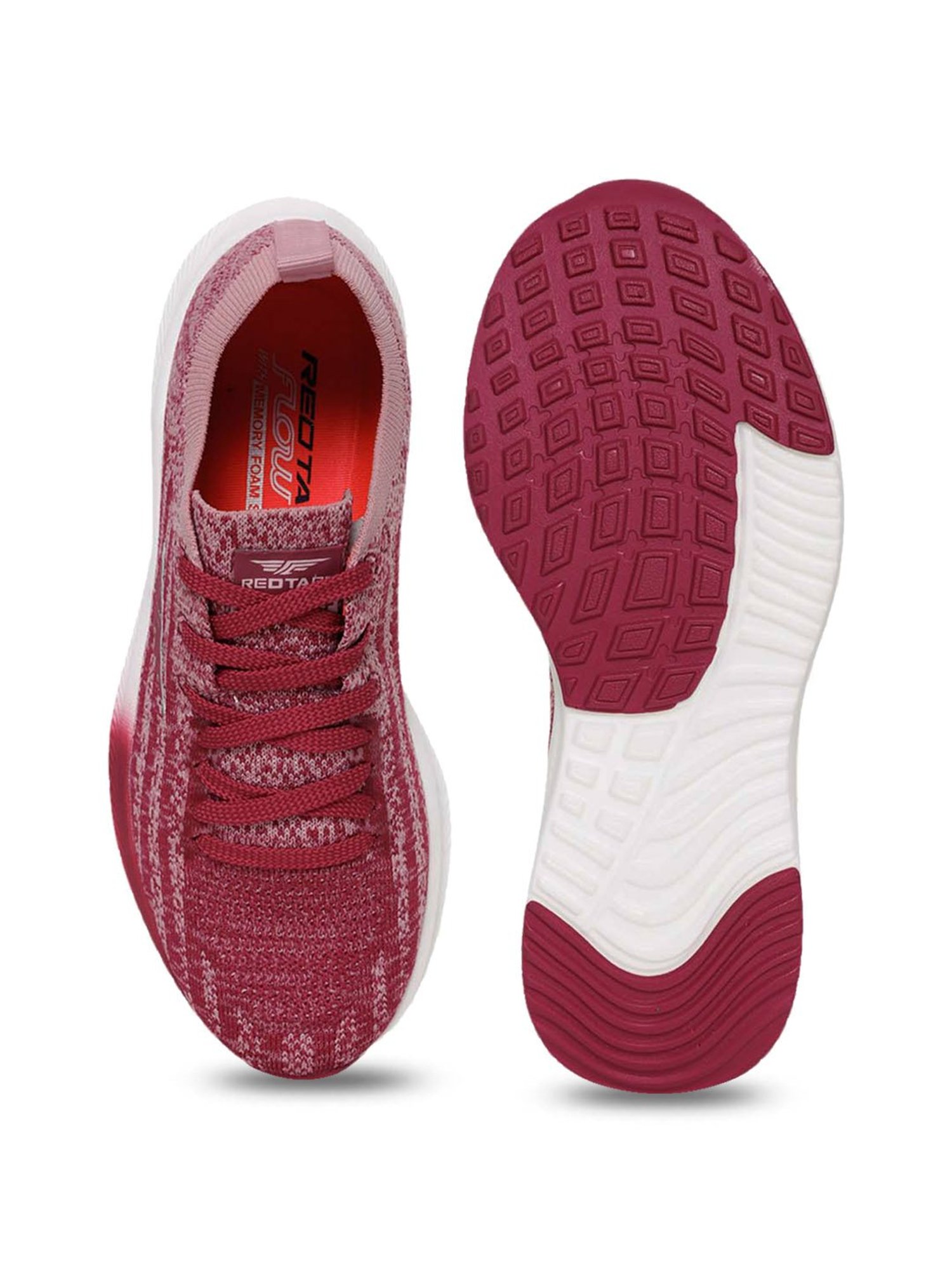 Red Tape Women's Maroon Walking Shoes