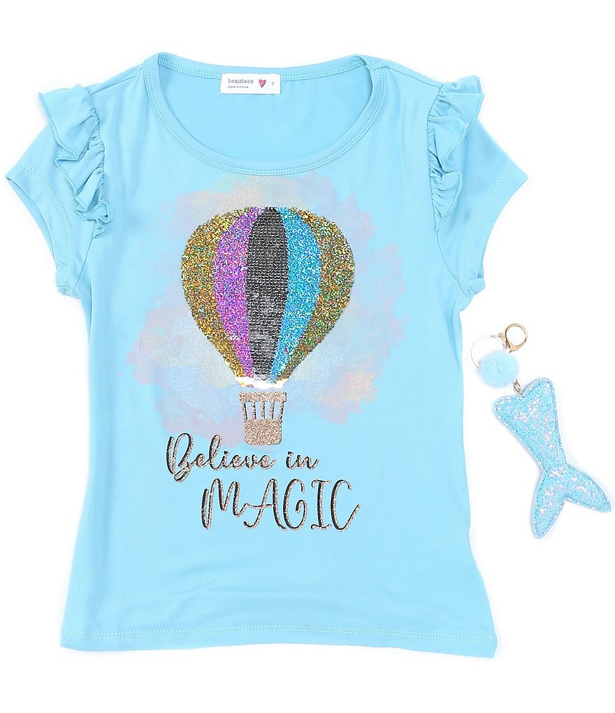 Barbie Big Girls 7-16 Short-Sleeve Follow Your Dreams Graphic Tee