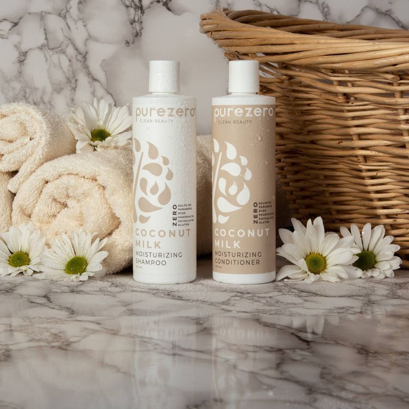Purezero Coconut Milk Moisturizing Shampoo - 12 fl oz