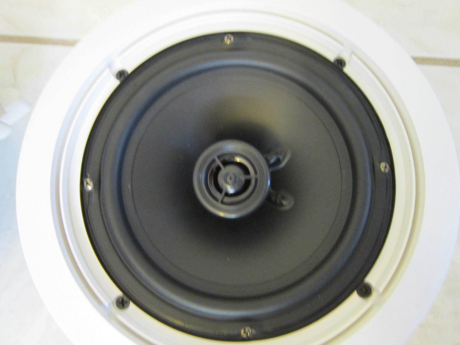 NEW (12) 8" Ceiling In-wall Speakers.Contractor Business Lot.Stereo Flush Mount
