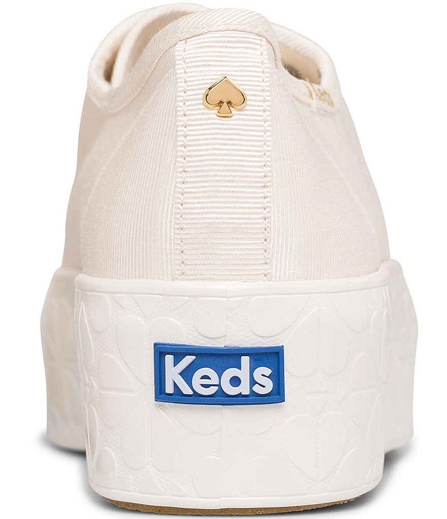 Keds x kate spade new york Triple Up Faille Logo Platform Sneakers
