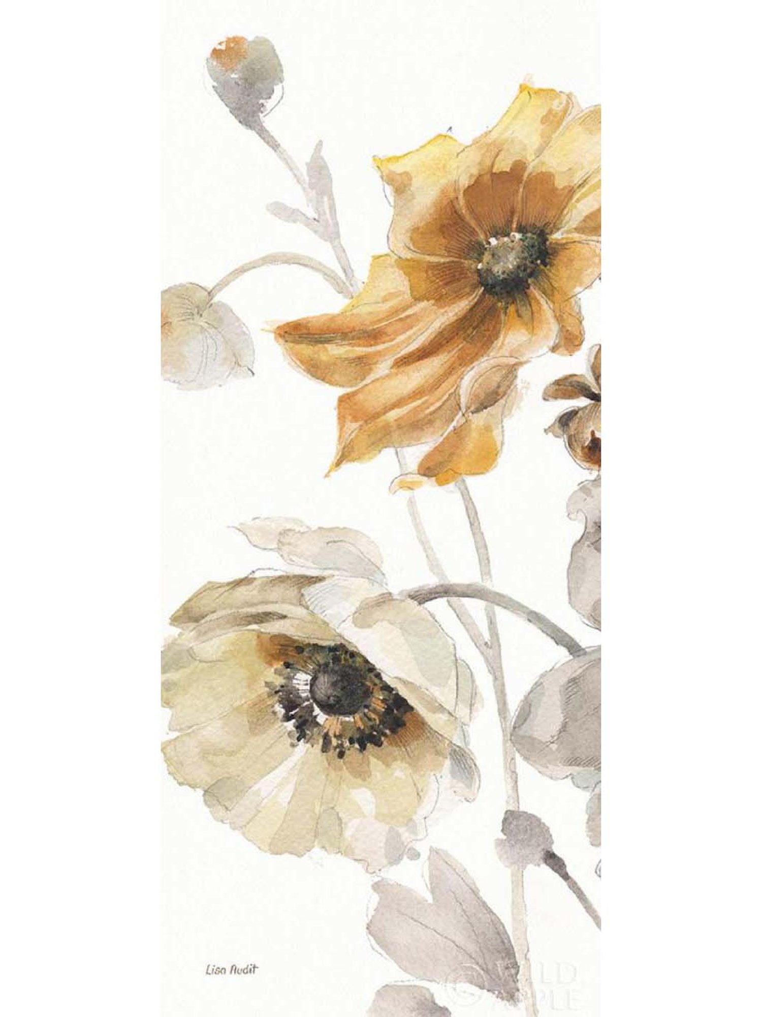 18"x24" 83 Oranges Juicy Surprise Unframed Wall Poster Print Blue - Deny Designs