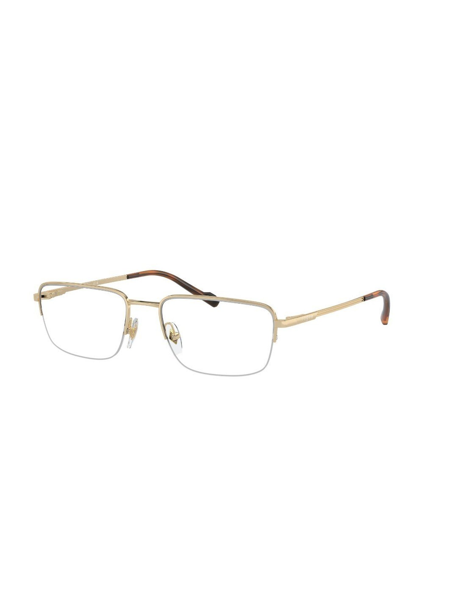 Vogue Eyewear Gold Rectangular Frames for Men