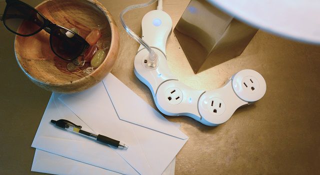Quirky Pivot Power Smart Outlet &ndash; Two Smart Sockets Work with Amazon Alexa & Google Assistant, No Hub Required