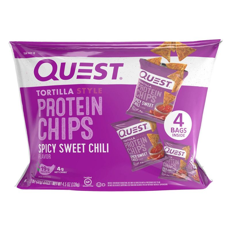 Quest Nutrition Tortilla Spicy Sweet Chili Chips - 4ct/1.1oz