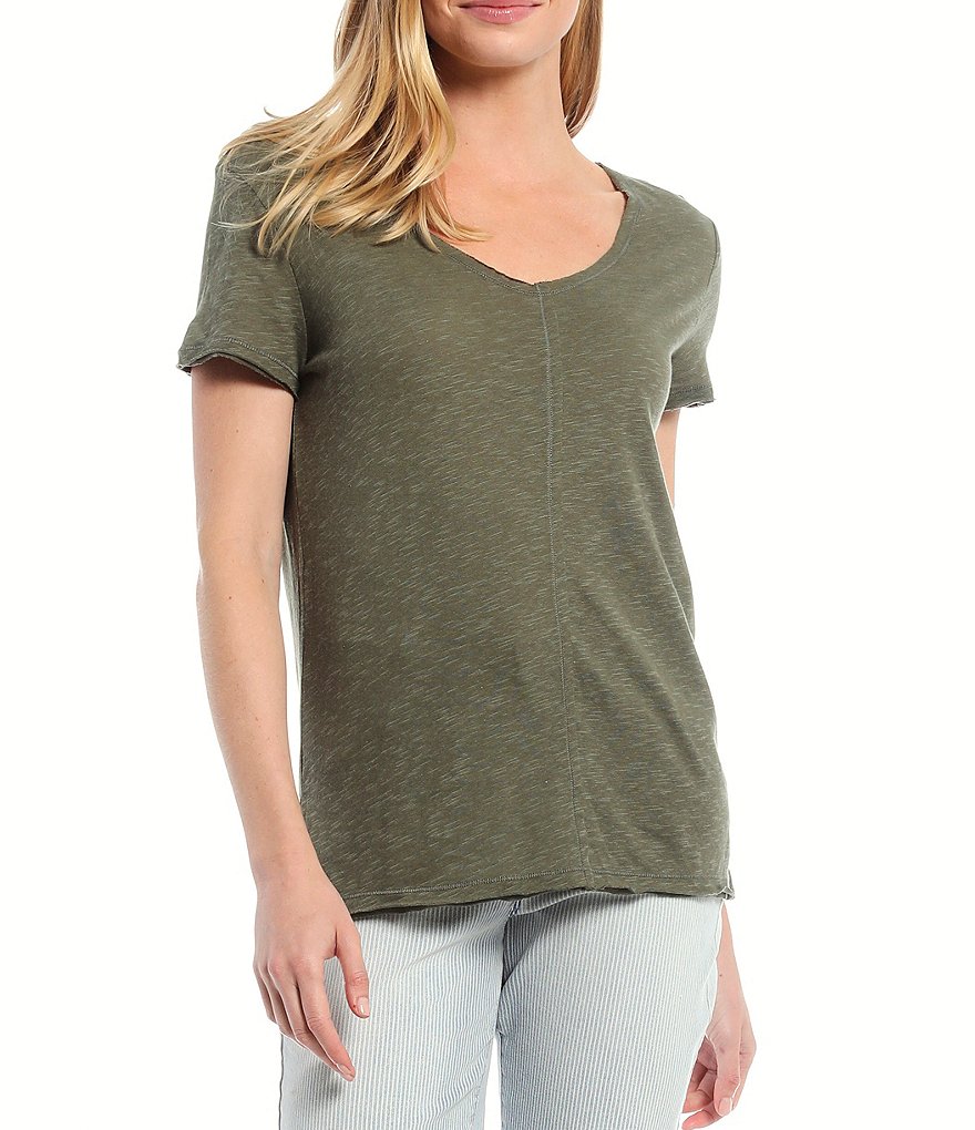 IBKUL Pricilla Print Long Sleeve Mock Neck Top