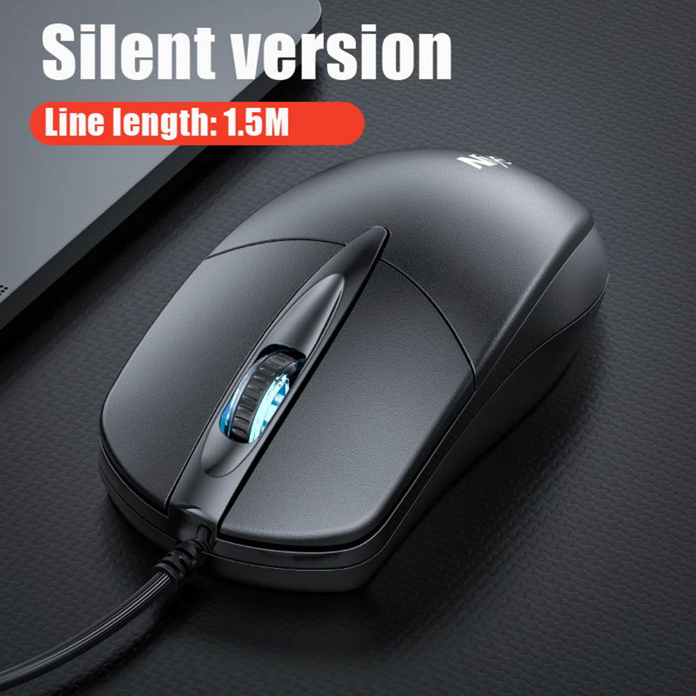 3D USB Wired Mouse Gaming Mouse Silent Ergonomics Optical Mouse 1000 DPI Computer Mouse Gamer Compatible with PC/Laptop/Desktop (Black)