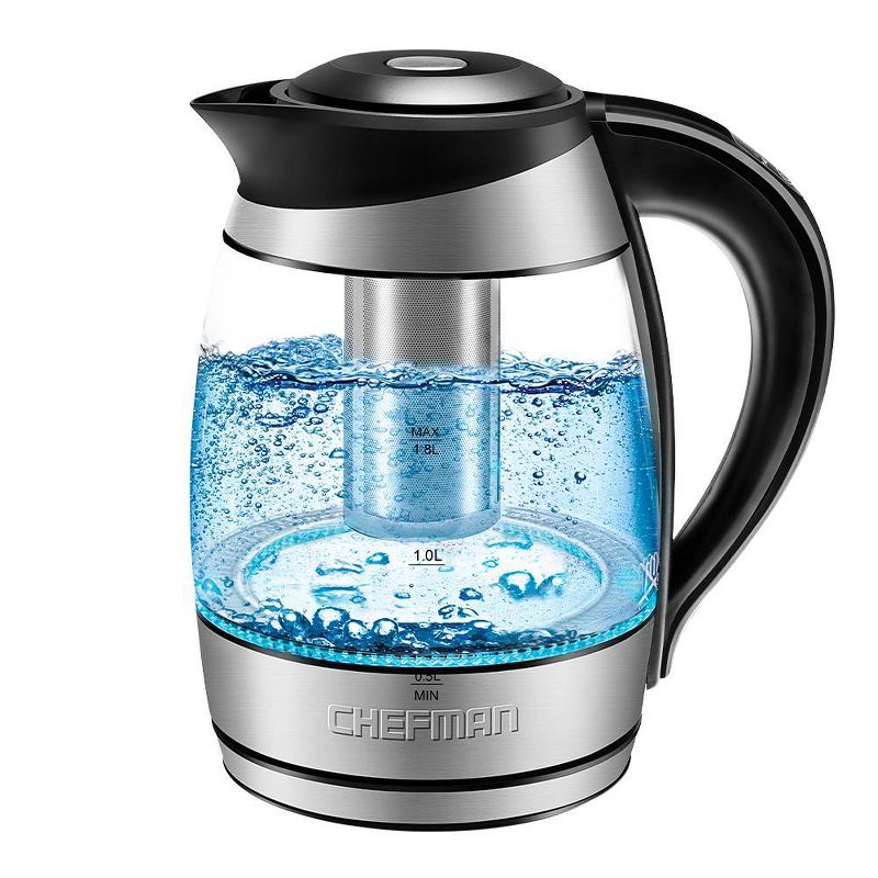 Chefman 1.8L Color-Changing Glass Electric Kettle - RJ11-17-CTI