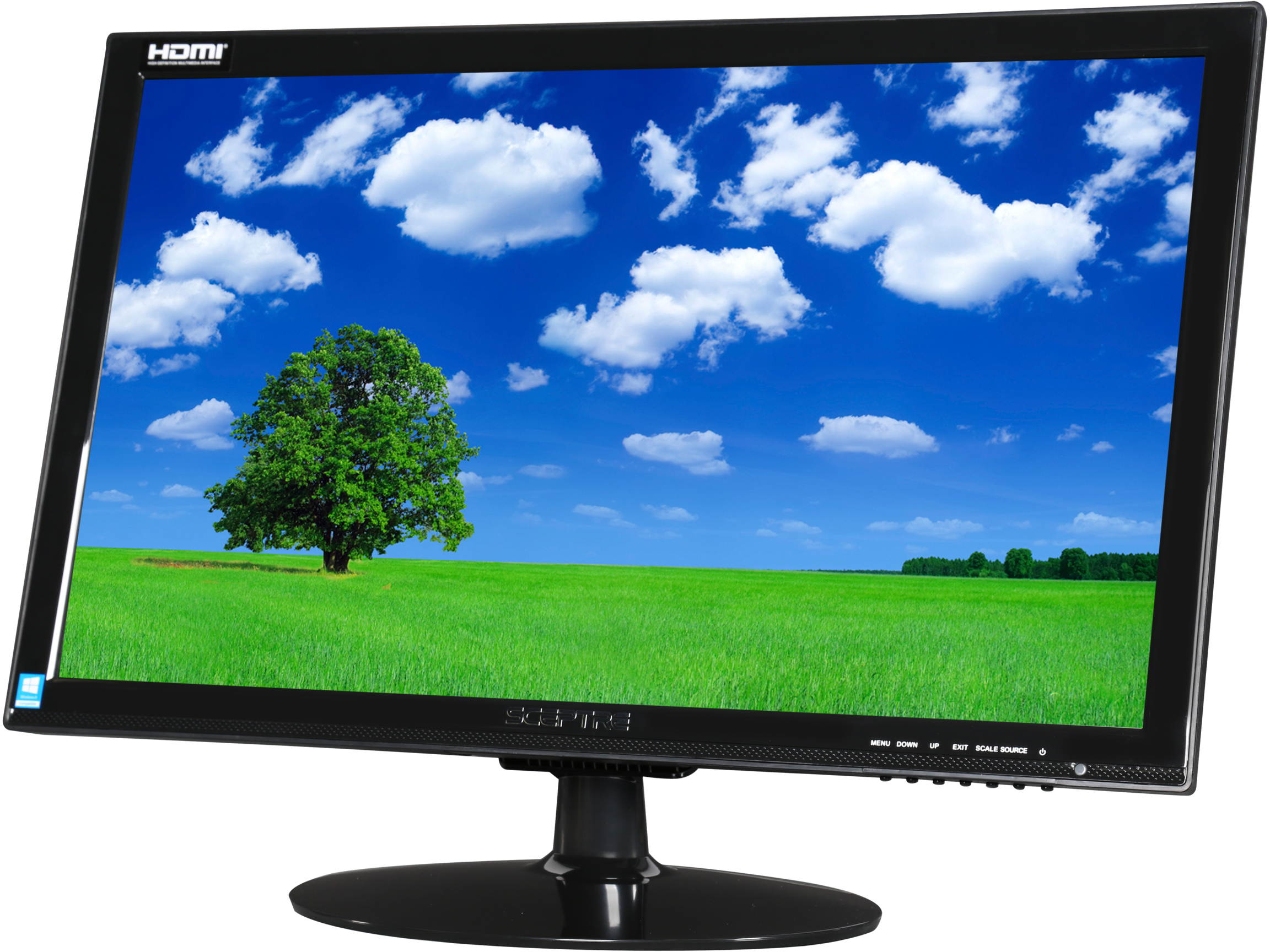Sceptre E205W-1600 20" 1600 x 900 HD+ Resolution 75Hz 5ms 2xHDMI VGA Built-in Speakers Ultra Thin LED Backlit LCD Monitor