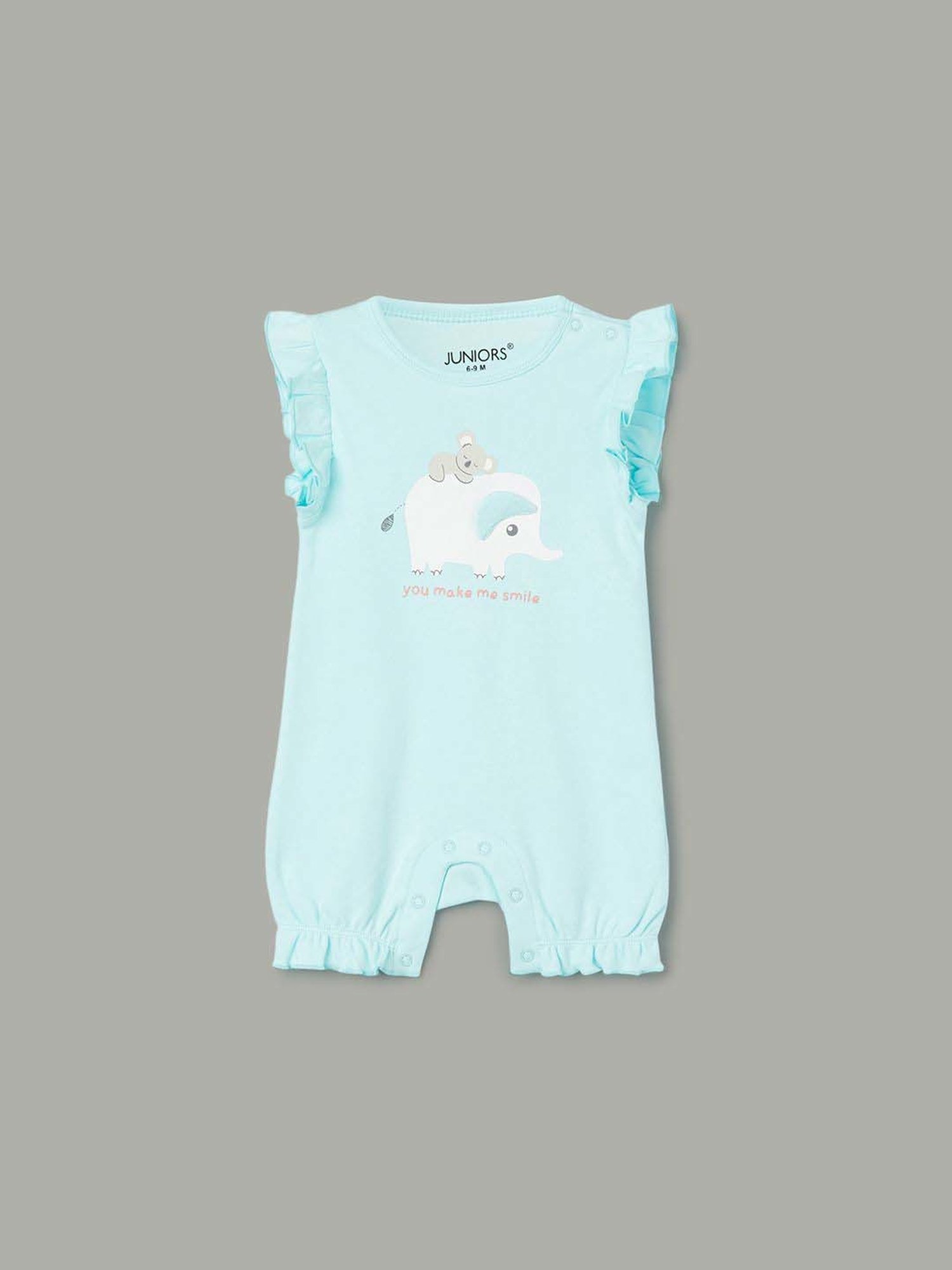 Juniors by Lifestyle Kids Multicolor Cotton Rompers