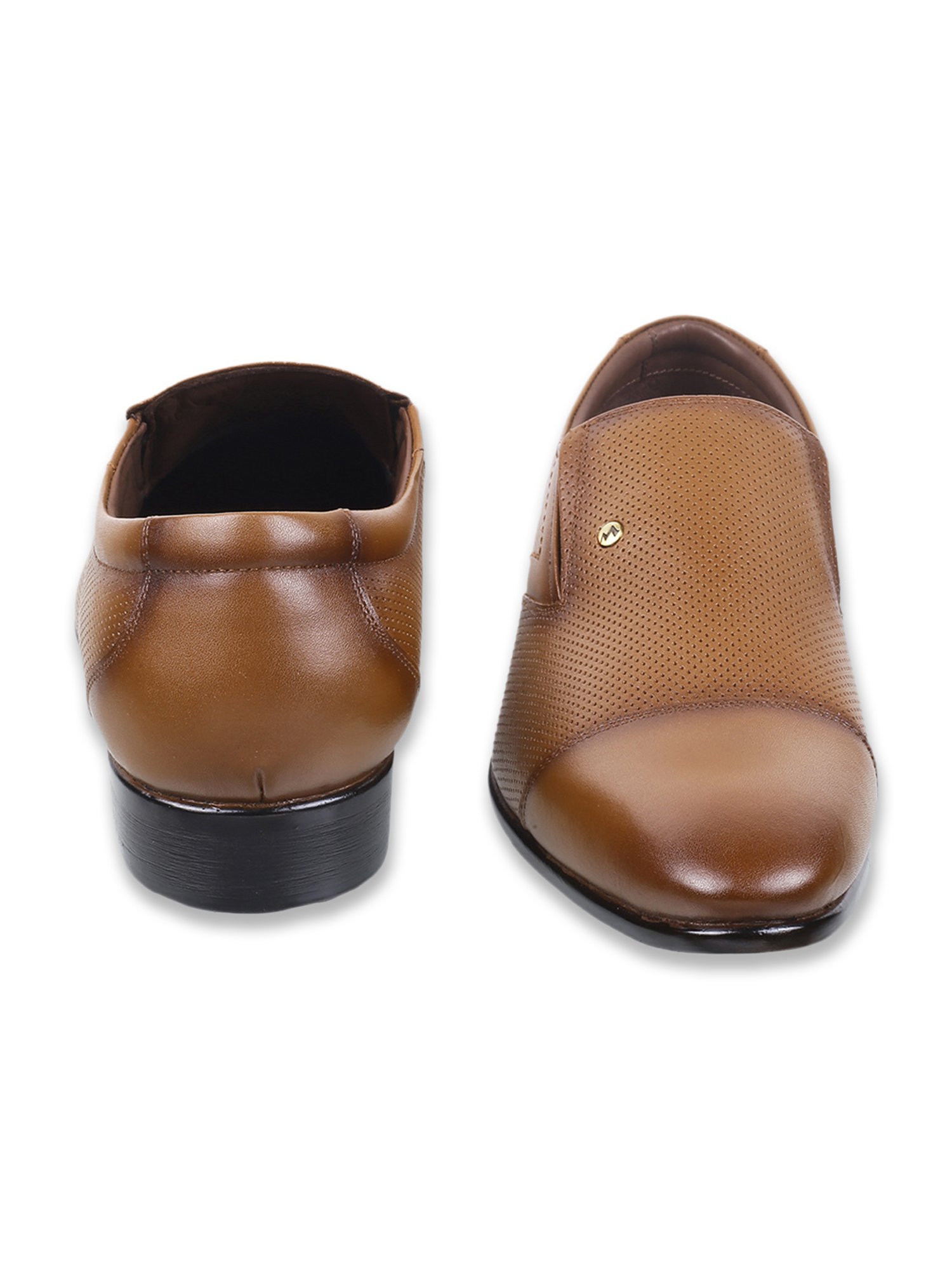 Metro Men's Tan Formal Loafers