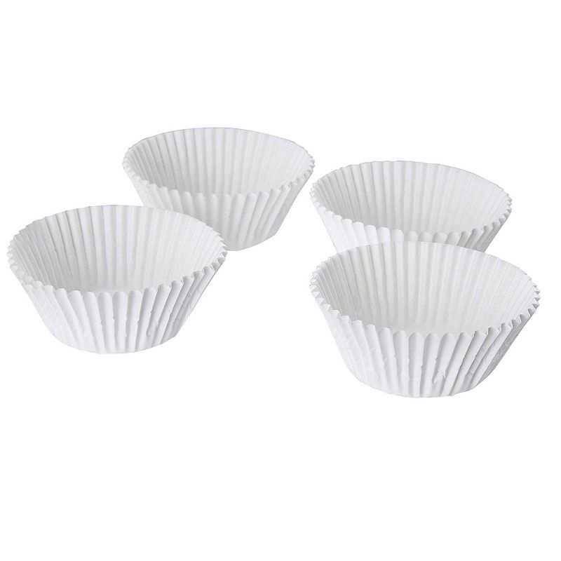 Juvale 1000 Pack White Cupcake Liners, Muffin Wrappers Baking Cups (2 x 1 in)