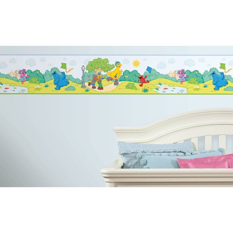 Sesame Street Peel and Stick Wallpaper Border - RoomMates