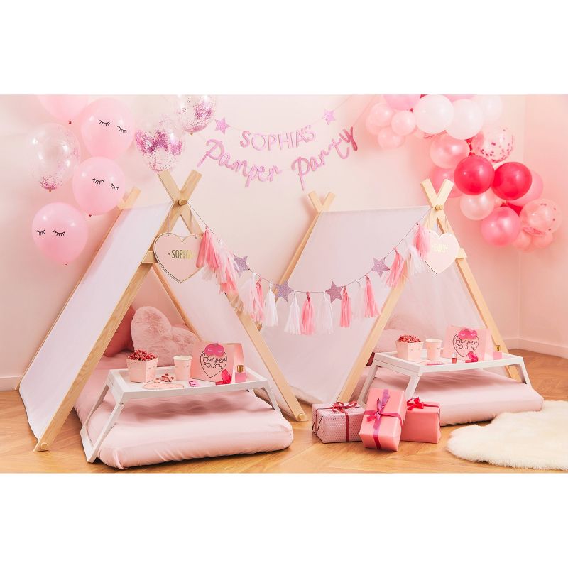 Glitter Filled Balloons Pink