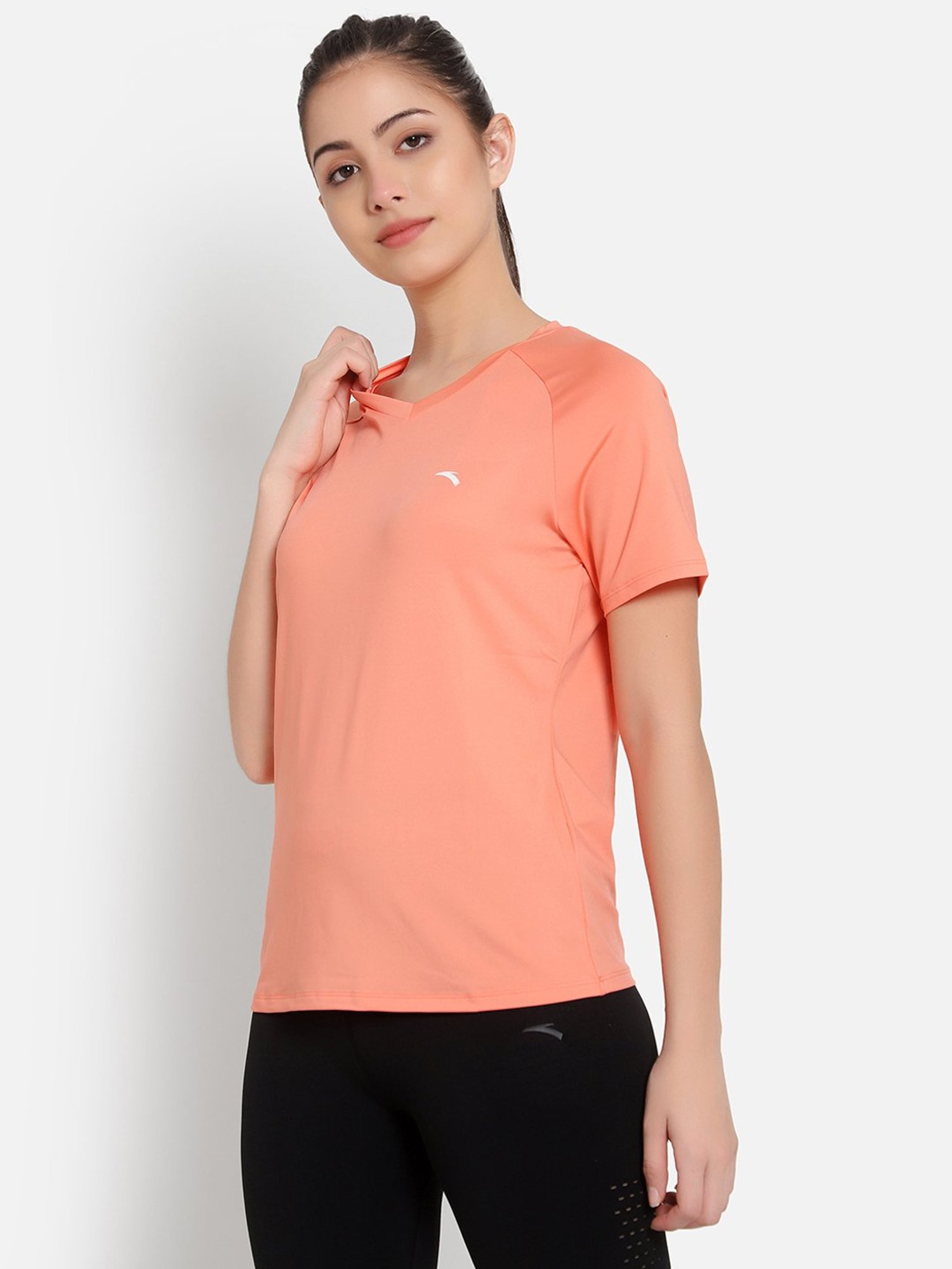 Anta Peach Regular Fit Sports T-Shirt