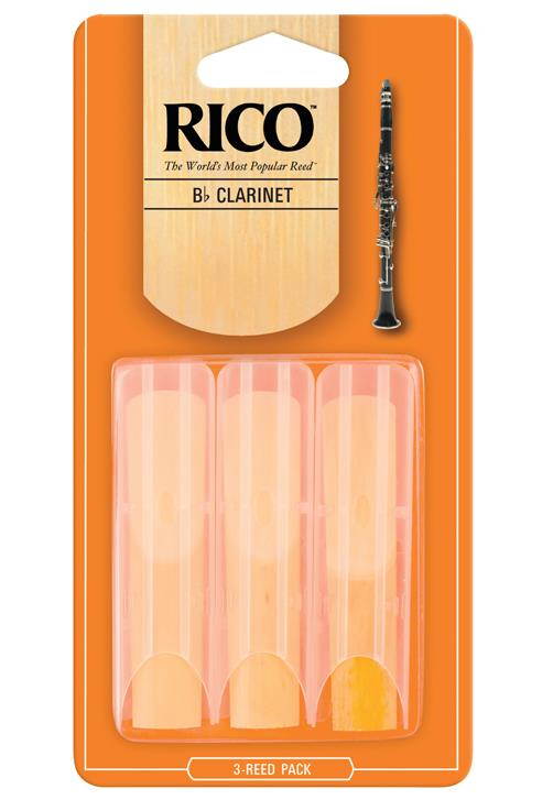 Rico Instrument Reed, Clarinet-2 - 3 Pack