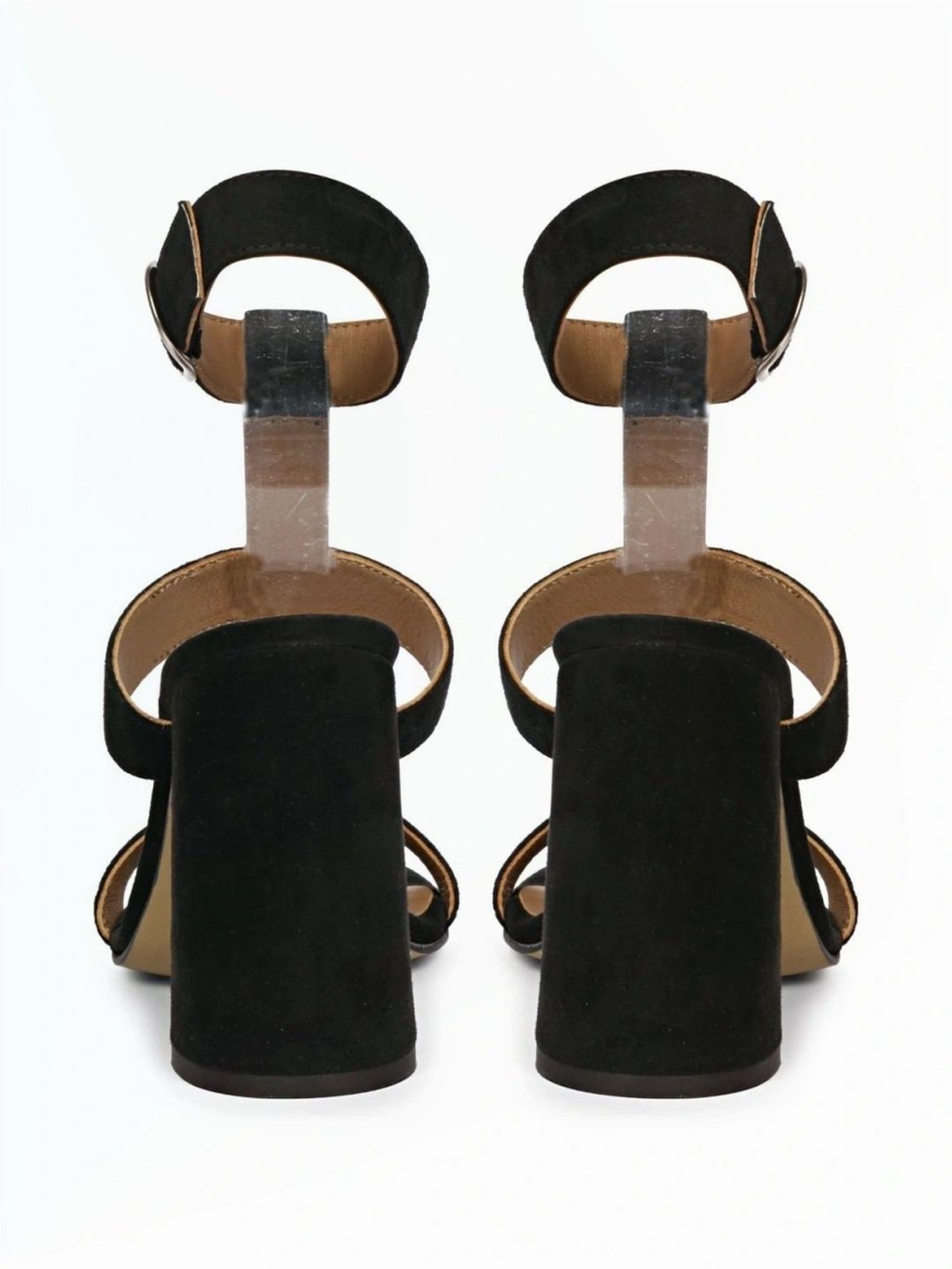 Saint G Women's Black Ankle Strap Sandals