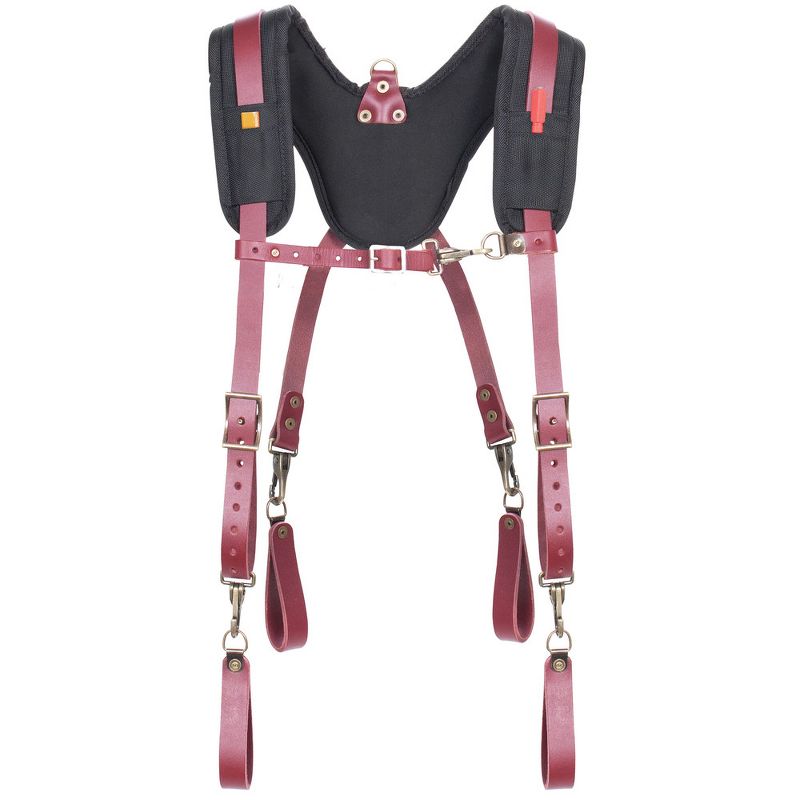 CLC 21522 Fully-Adjustable Padded Yoke Leather Suspenders