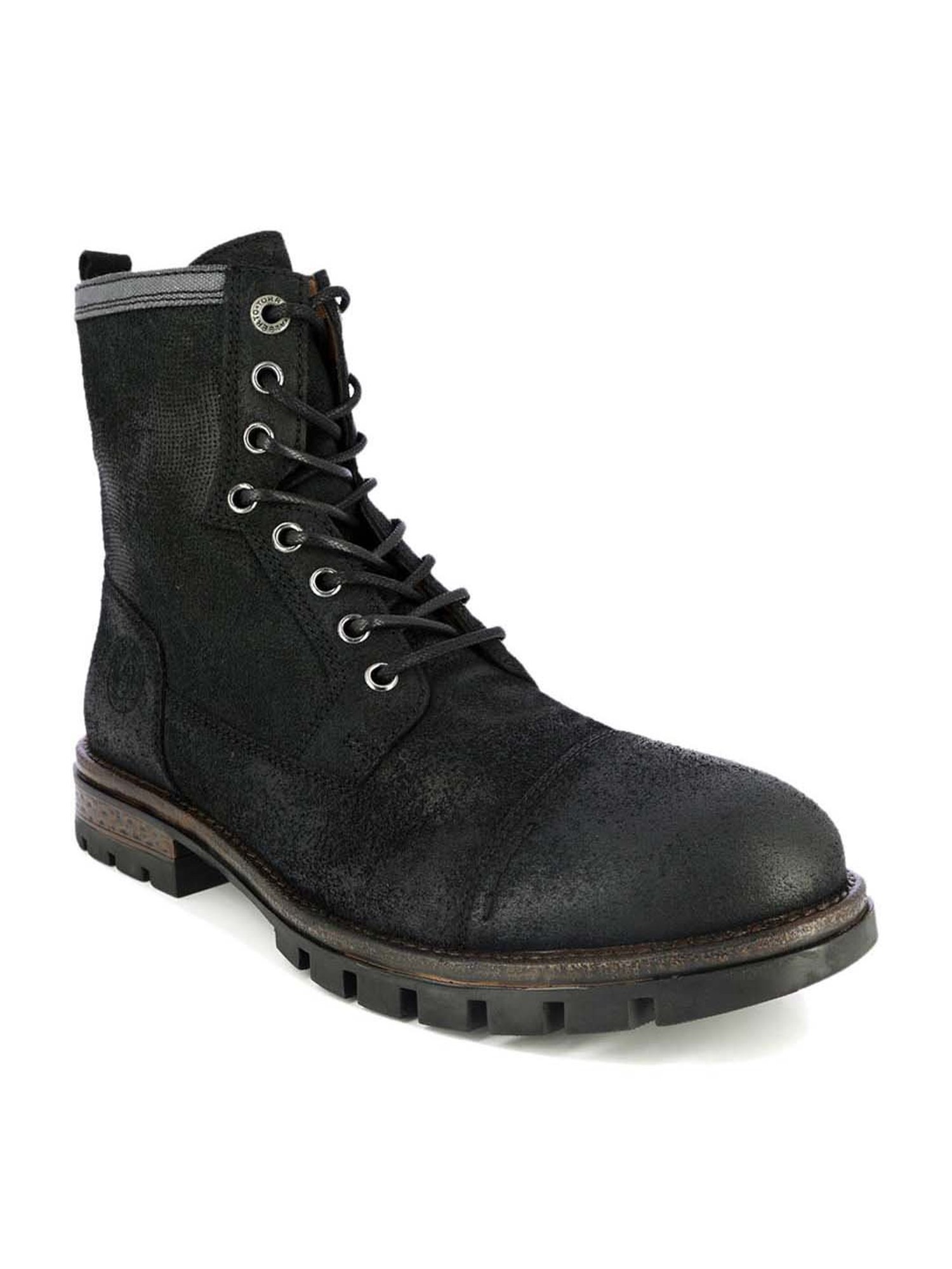 Alberto Torresi Men's Black Casual Boots