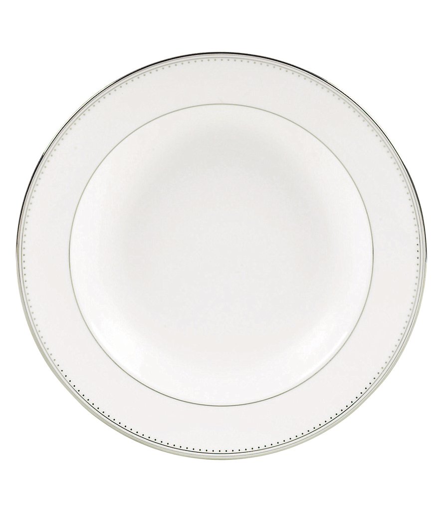 Vera Wang by Wedgwood Grosgrain Striped & Dotted Bone China Rimmed Soup Bowl