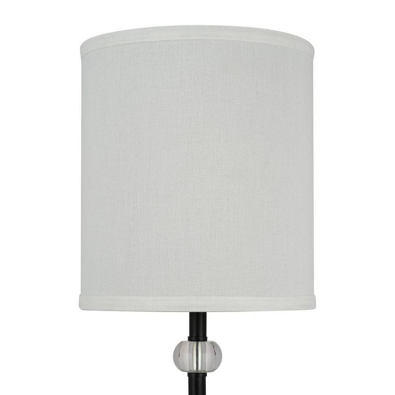 19.25" Stick Table Lamp with Acrylic Accent (Includes LED Light Bulb) Black - Cresswell Lighting