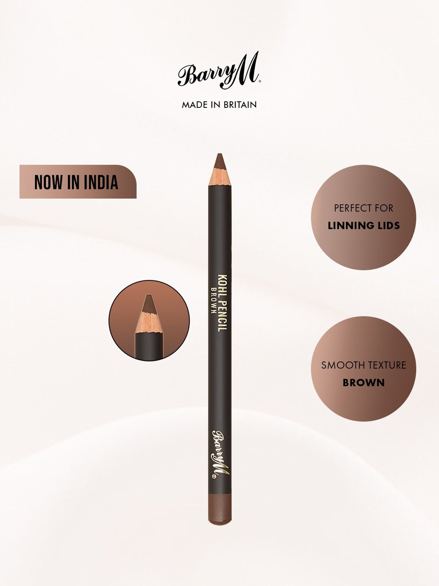 Barry M Kohl Pencil Brown - 1.14 gm