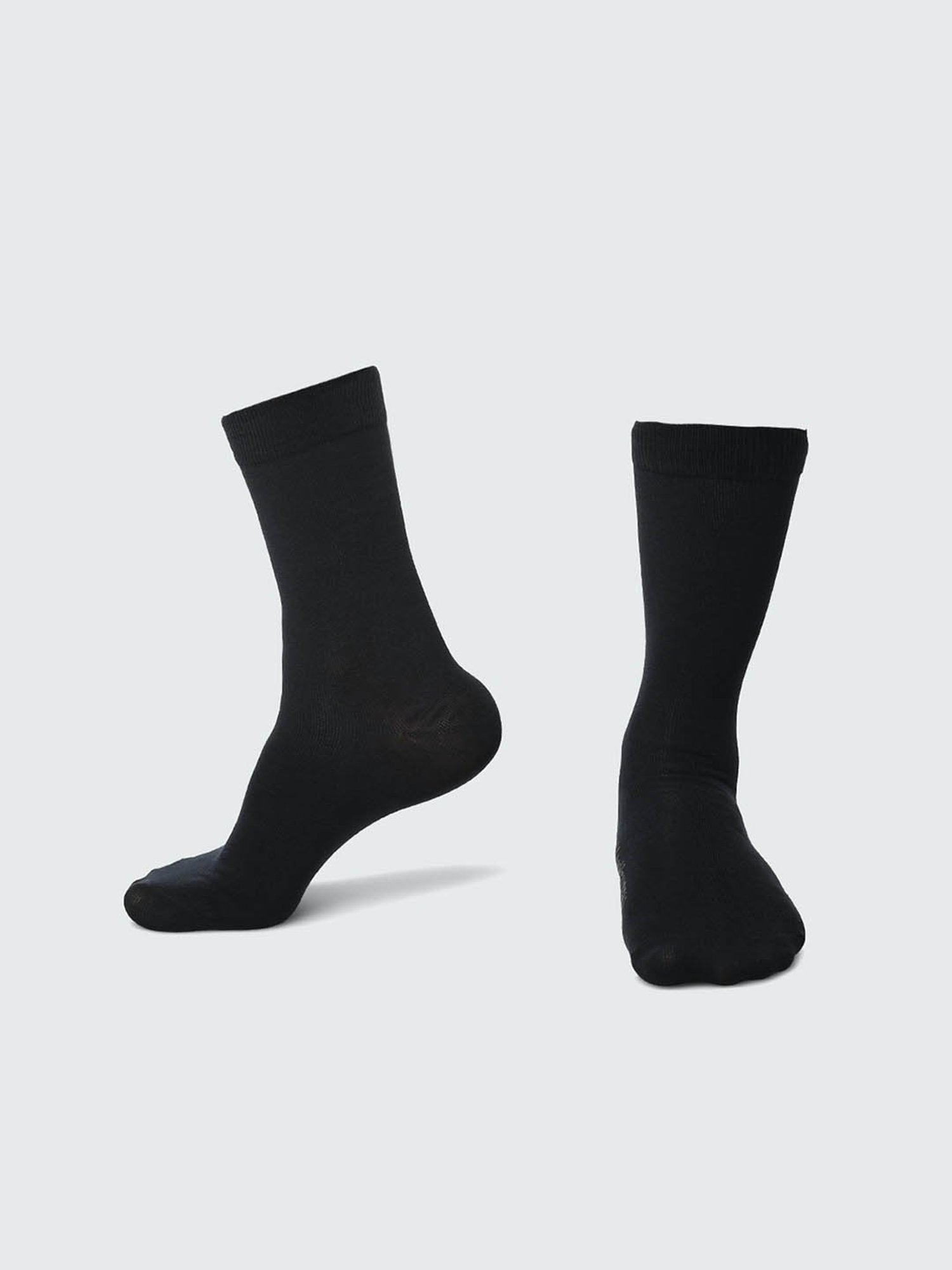 Bonjour Brown and Black Socks (Pack Of 2)