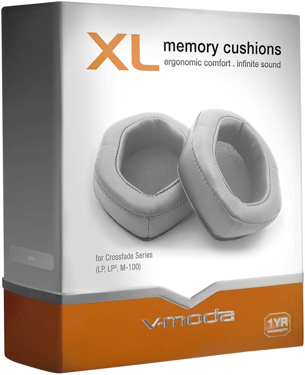 V-MODA XL Memory Cushions for Over-Ear Headphones (Grey)