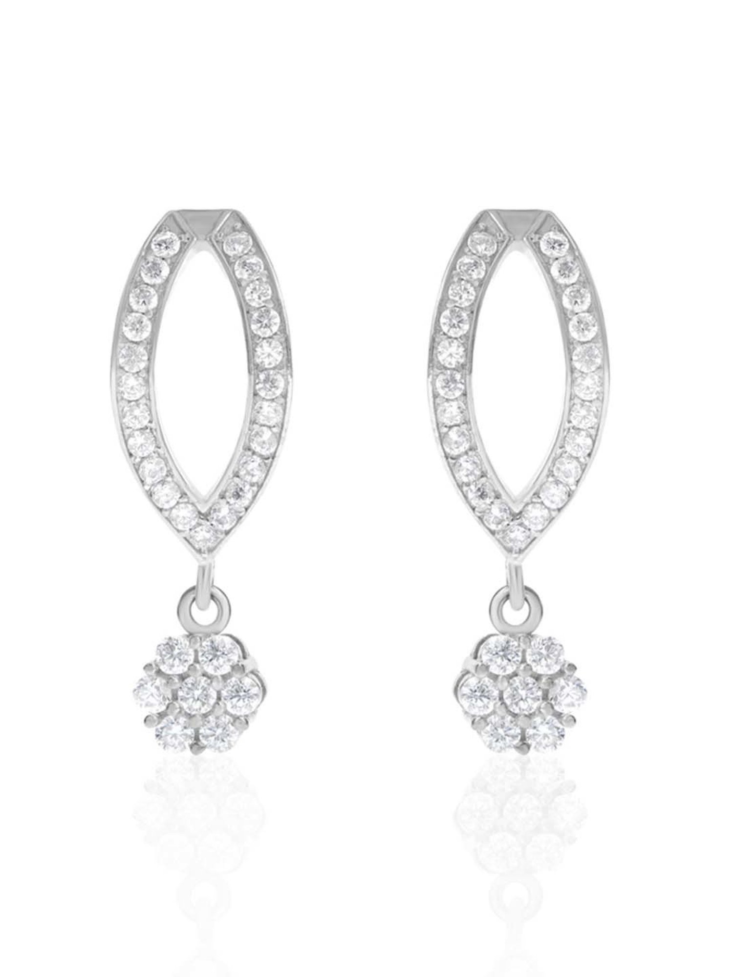 March by FableStreet 92.5 Sterling Silver Dro Earrings for Women